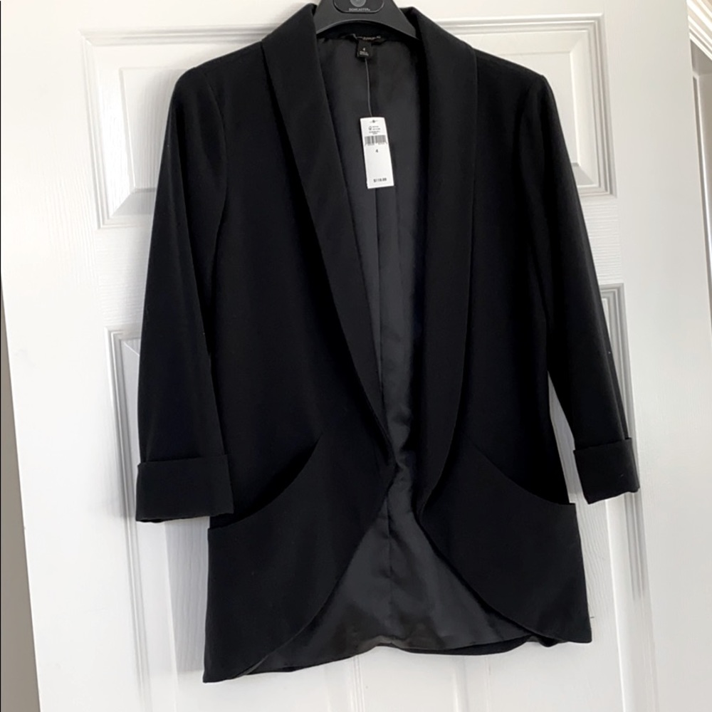 Banana republic 3/4 sleeve open front blazer